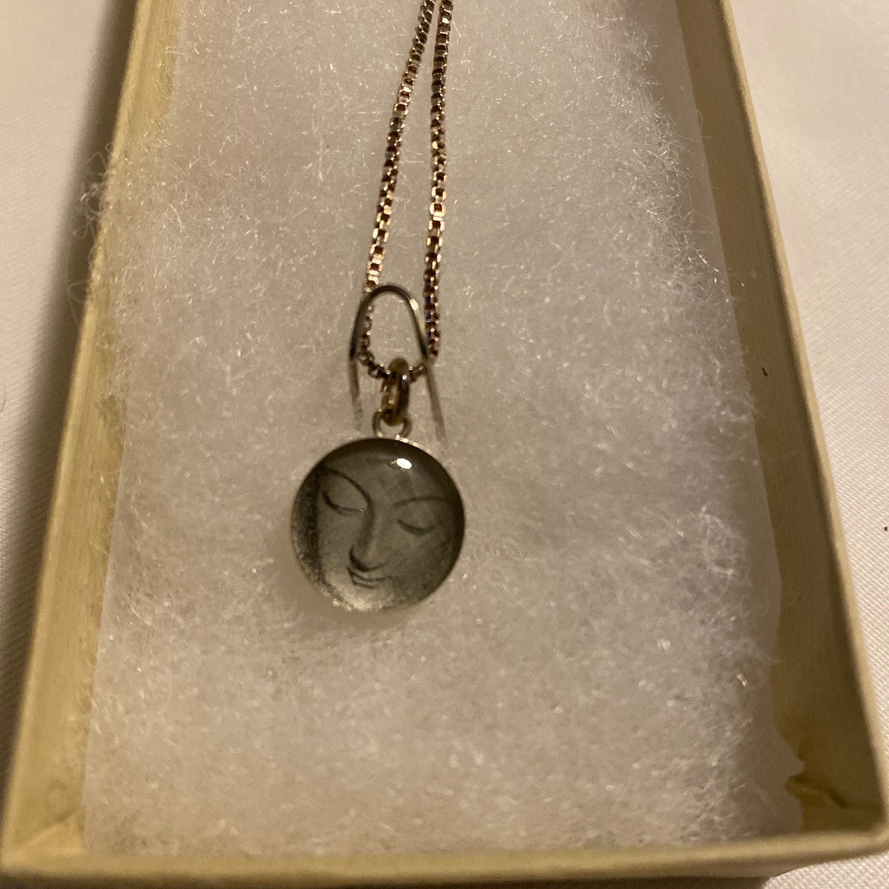 Everyday Artifact Buddha face necklace